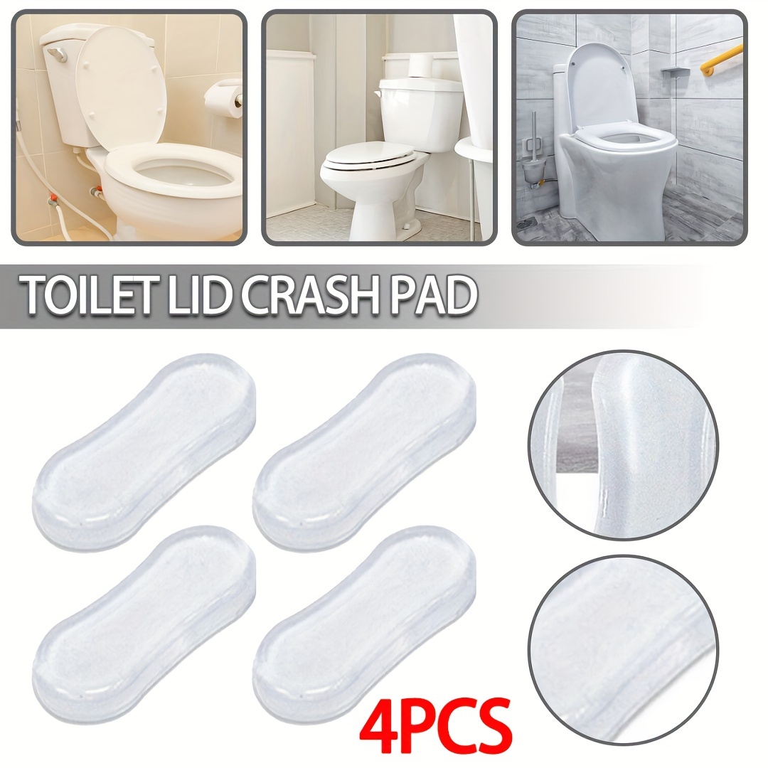 Universal Toilet Seat Bumper Shockproof Toilet Seat Lid Pads - Temu