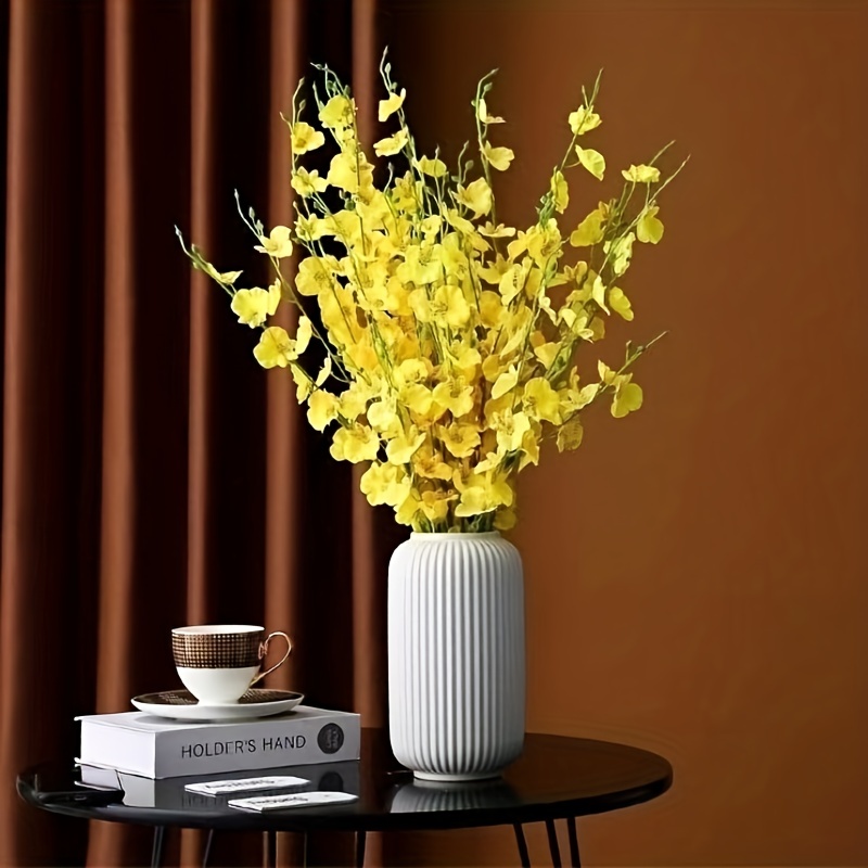 1pc Modern Minimalist Style Flower Vase, European Creative Living Room  Decorative Flower Arrangement Holder