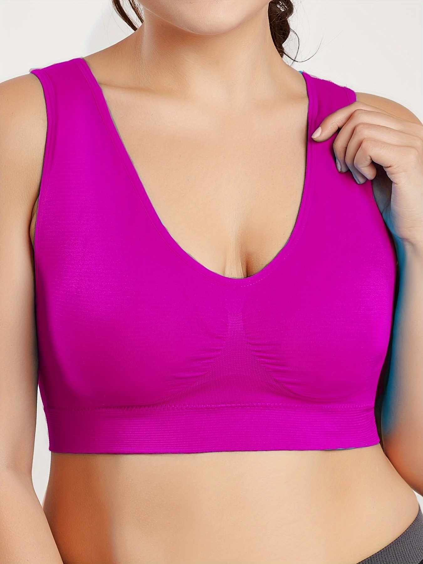 Seamless Gym Underwear (Fuchsia Pink)