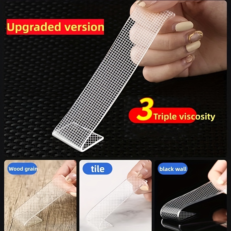 Innovative Reusable Double sided Adhesive Hook And Loop Non - Temu