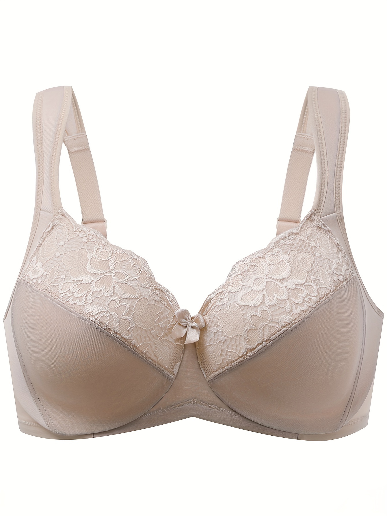 Sexy Womens Lace Mesh Minimizer Bras Full Coverage Non Padded