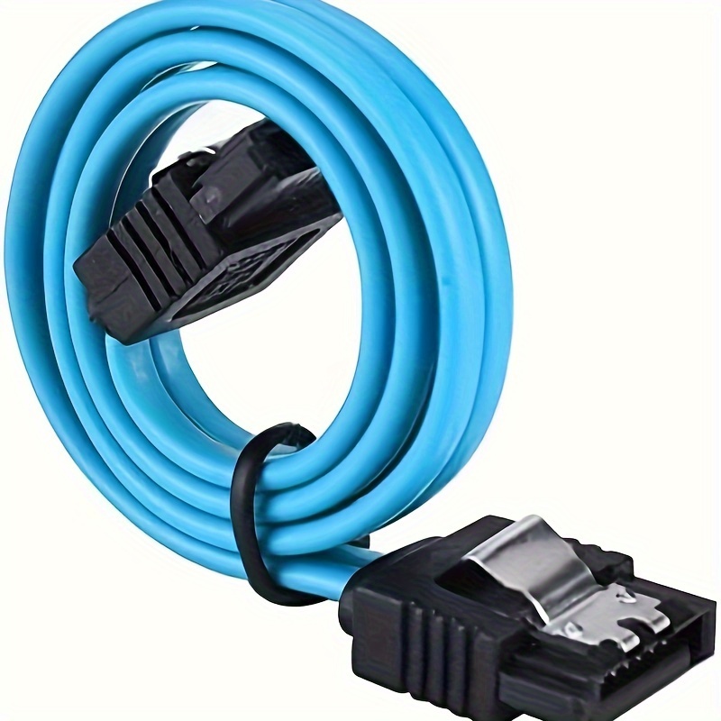 SATA III (6 Gbit/s) Straight Data Cable with Locking Latch for HDD