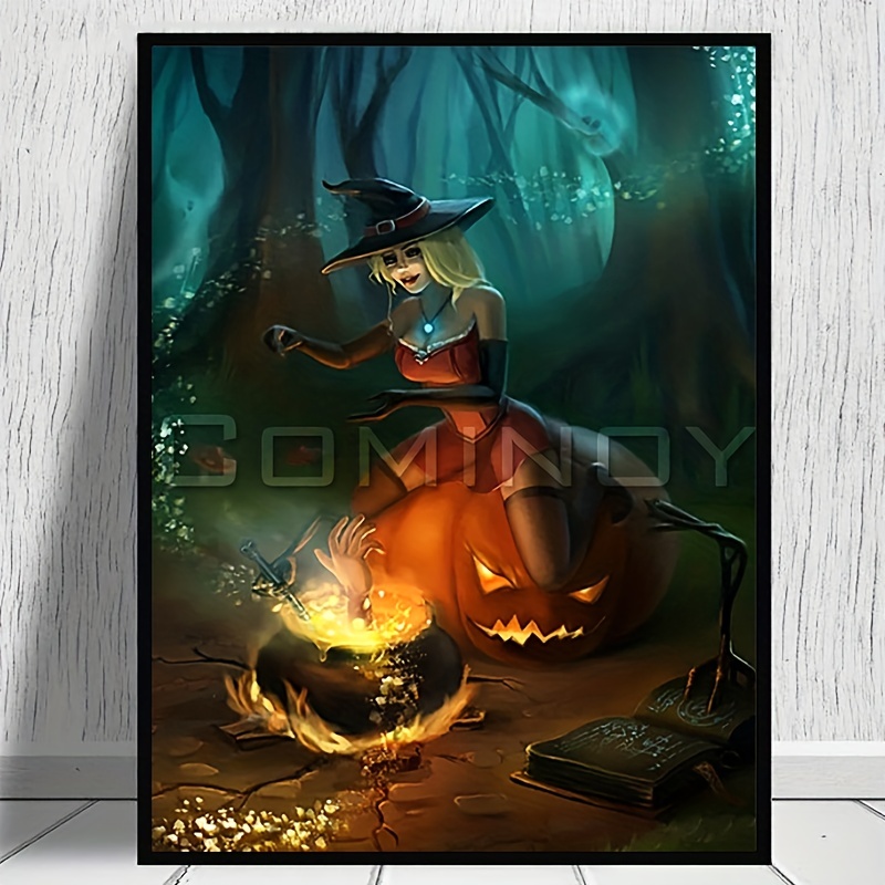 Diy Halloween Decor Anime Character Pattern Diamond Painting - Temu