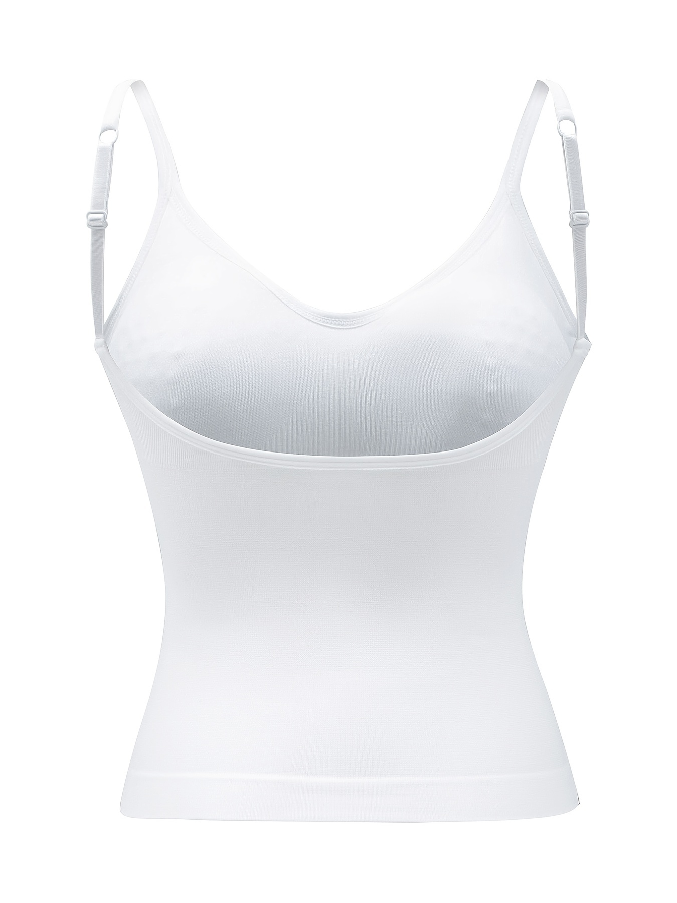 Fashion (white)Women Padded Soft Casual Bra Tank Top Women's Spaghetti Cami  Top Vest Female Camisole With Built In Bra Summer Breathable Tops WEF @ Best  Price Online
