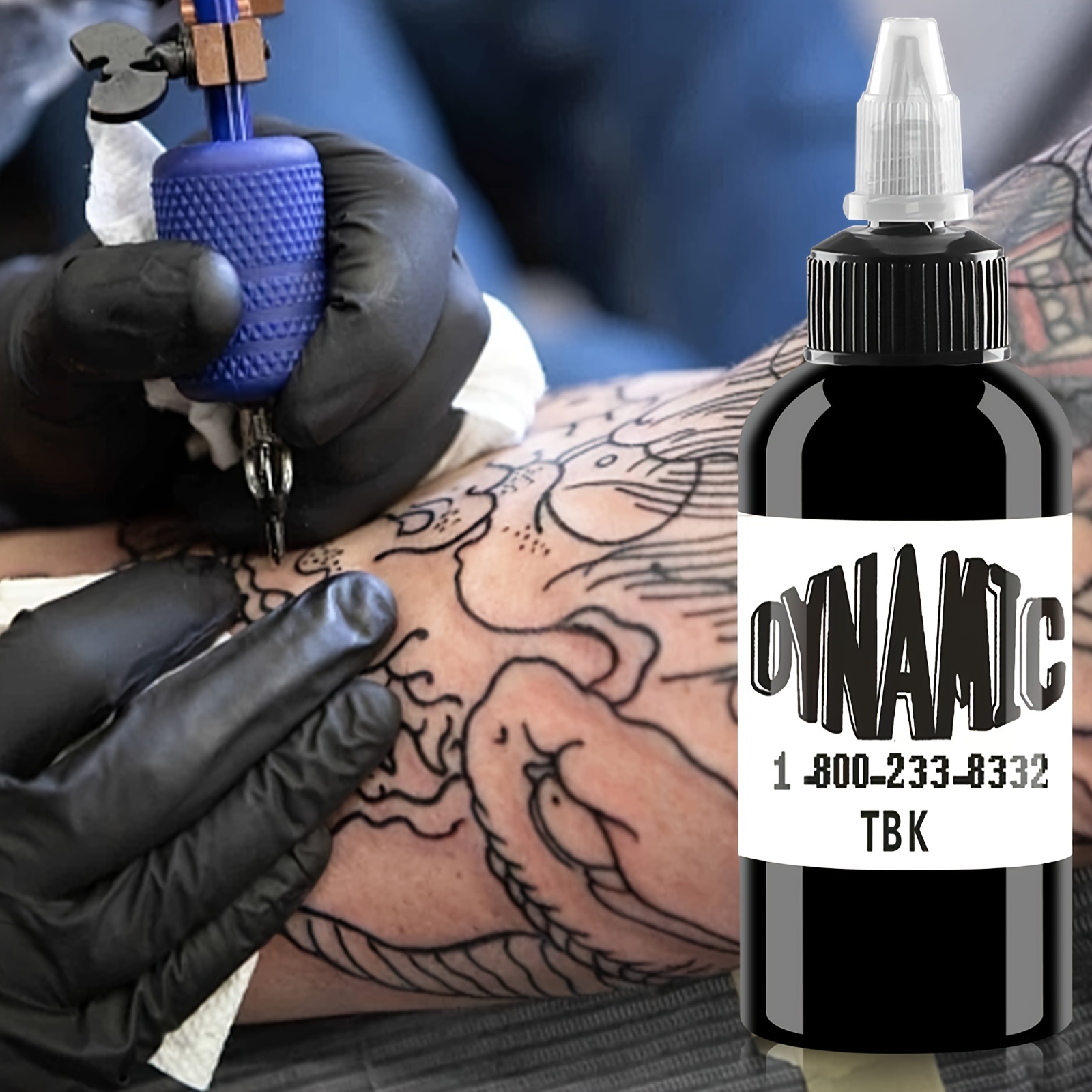 Nuovo Inchiostro Per Tatuaggi TBK 30 Ml/bottiglia Black Supply Inchiostro  Per Tatuaggi Permanente Black Art Tattoo - Super Black