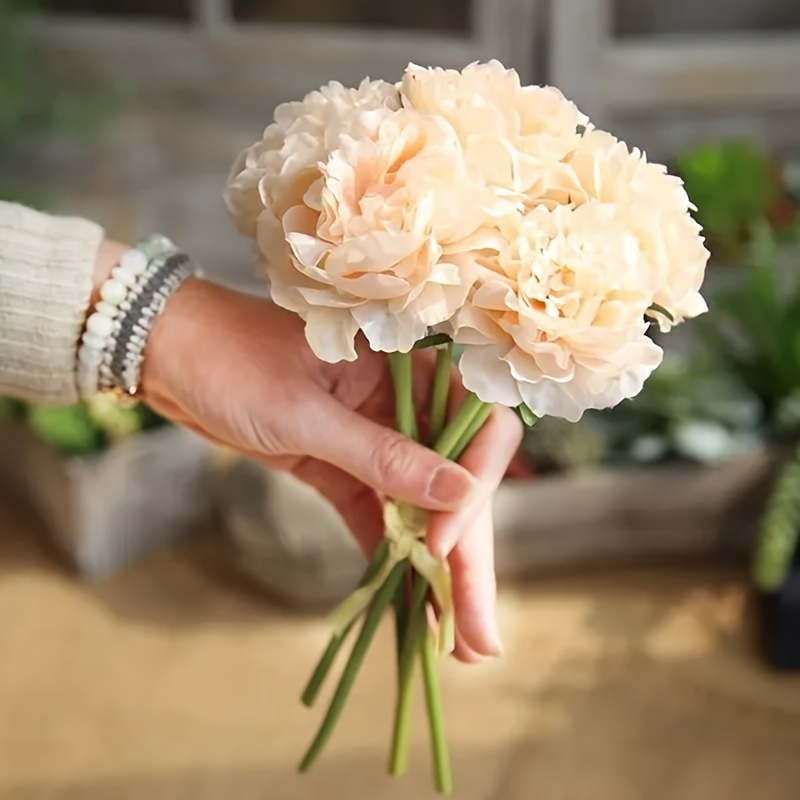 3 Mazzetti Peonie Fiori Artificiali, Fiori Finti Realistici Gambo Lungo,  Fiori Artificiali Vaso Alto Matrimonio Casa Festa Centrotavola Decorazioni,  Decorazioni Casa In Stile Rustico Autunnale, Migliori Offerte Giornaliere  Oggi