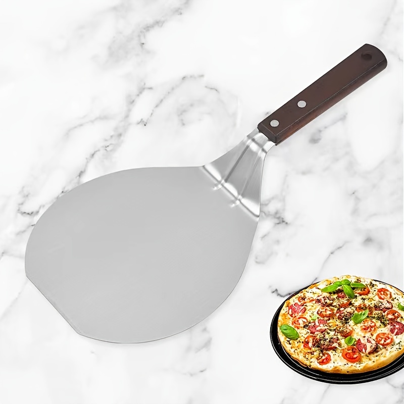 2pcs/set Cortador Pizza Premium Espátula Pizza Metal Mango - Temu Mexico