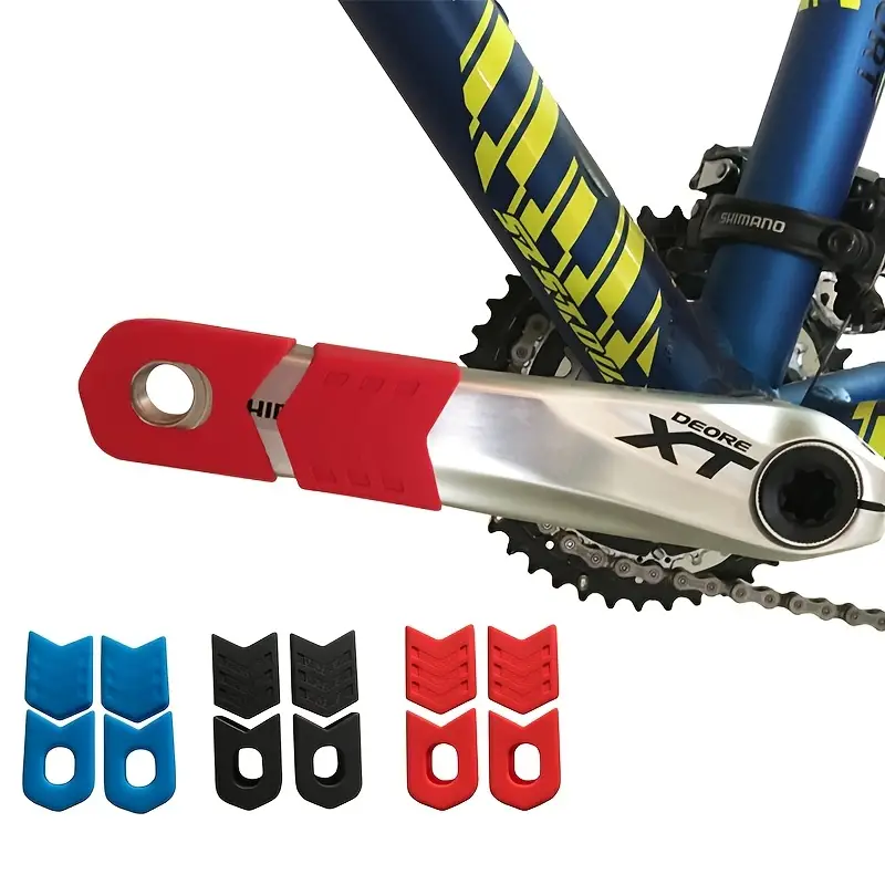Durable Silicone Bicycle Crank Protector Protects Crankset - Temu