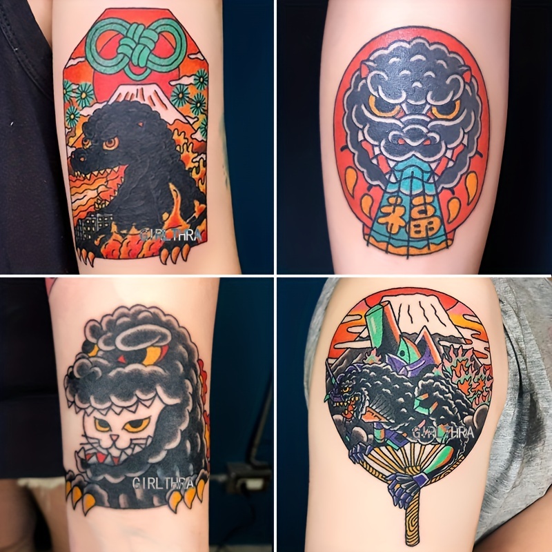 Pegatinas Tatuajes Temporales Artísticos Extraños - Temu Chile