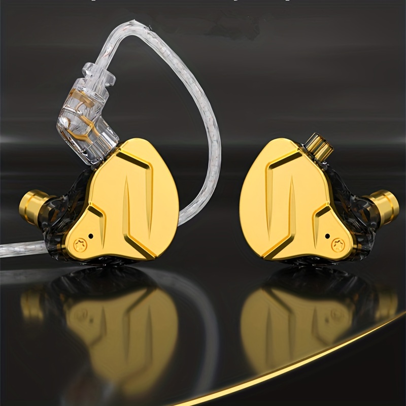 Kz Zsn Pro Metal Earphones 1ba+1dd Hybrid Technology Hifi Bass Earbuds In  Ear Monitor Headphones Sport Noise Cancelling Headset - Earphones &  Headphones - AliExpress