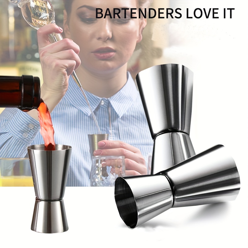 Stainless Steel Measuring Cup, Cocktail Shaker, Peg Measurer/bar