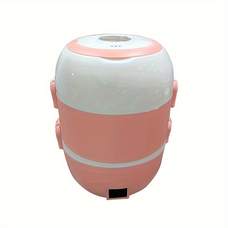 Electric Lunch Box, Hot Rice God, Steaming And Cooking Machine, 1 Person, 2  Pots, Office Workers Can Plug In Electric Heating And Insulation Lunch Box  - Temu
