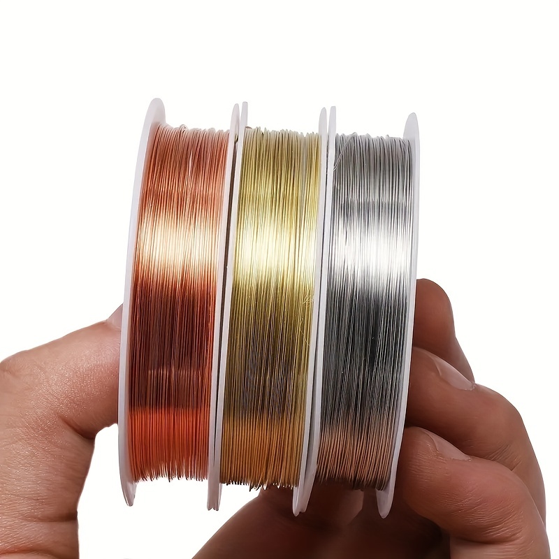 The Hobbyworker Bare Copper Wire Beading Craft Wire For - Temu