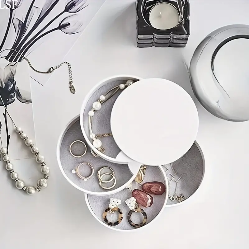 Classic Simple Grey Dustproof Jewelry Accessories Storage - Temu