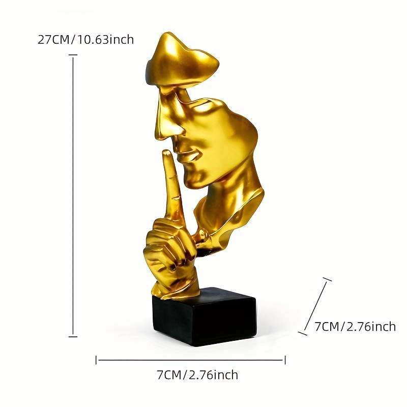 Top Elegant European Silent Thinker Statue Abstract Handmade Silent Thinker Statue And Hand Sculpture