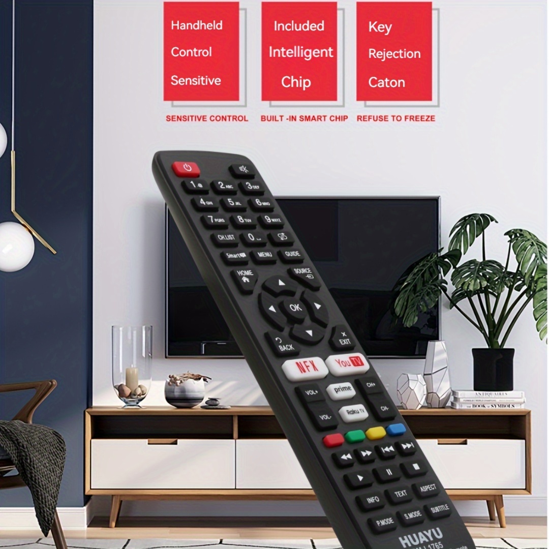 Control de reemplazo EN2A27 para control remoto Hisense-Smart-TV, con  botones Netflix, Prime Video, , Google Play