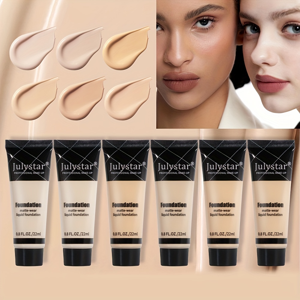 

Full Coverage Liquid Foundation, Lightweight Matte Finish, Long Lasting Flawless Natural Look 22ml