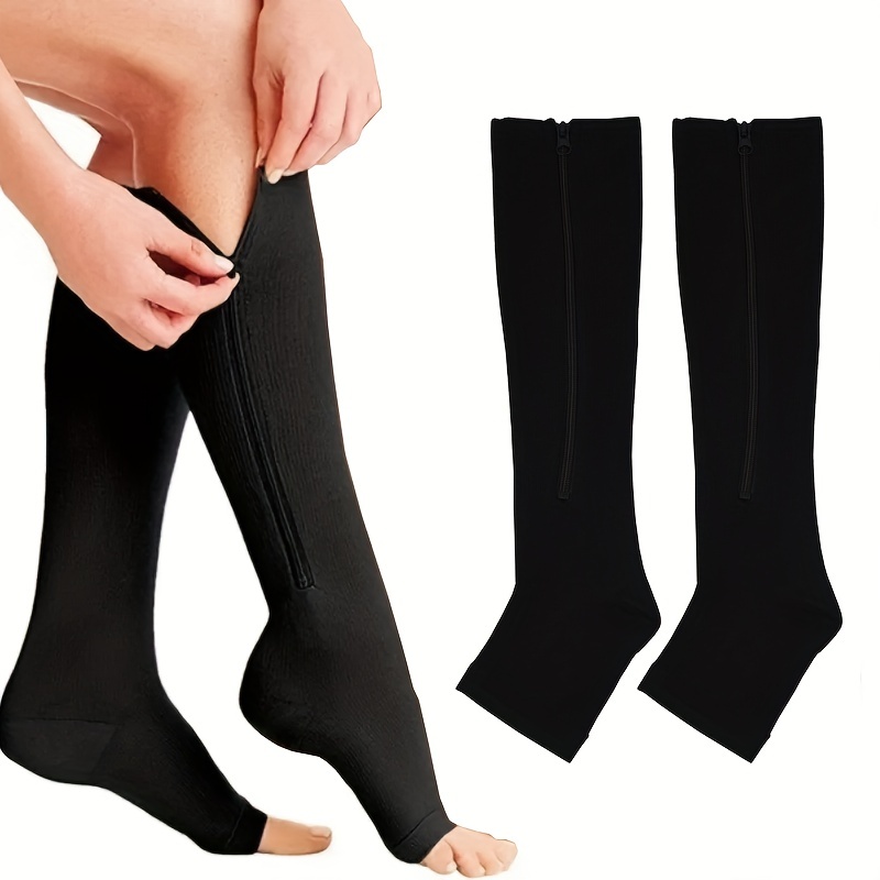 Compression Stockings Breathable Antislip Elastic Open Toed - Temu