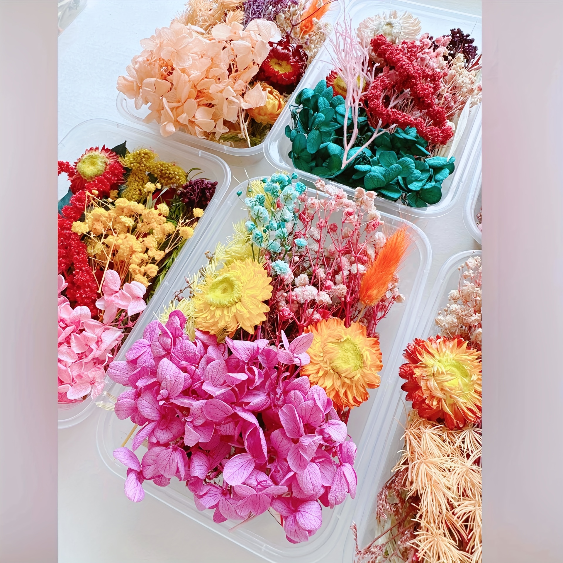 1 Box Random Style Mini Dried Flowers Bouquets Kit, Real Dried Pressed  Flowers And Leaves Plant Stem Bundle For Resin, DIY Crafts, Scrapbook,  Christm