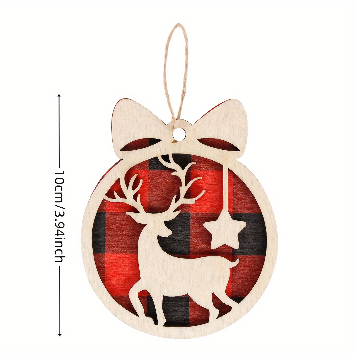 Christmas Decoration Pendant Cartoon Mini Snowflake Garland Deer