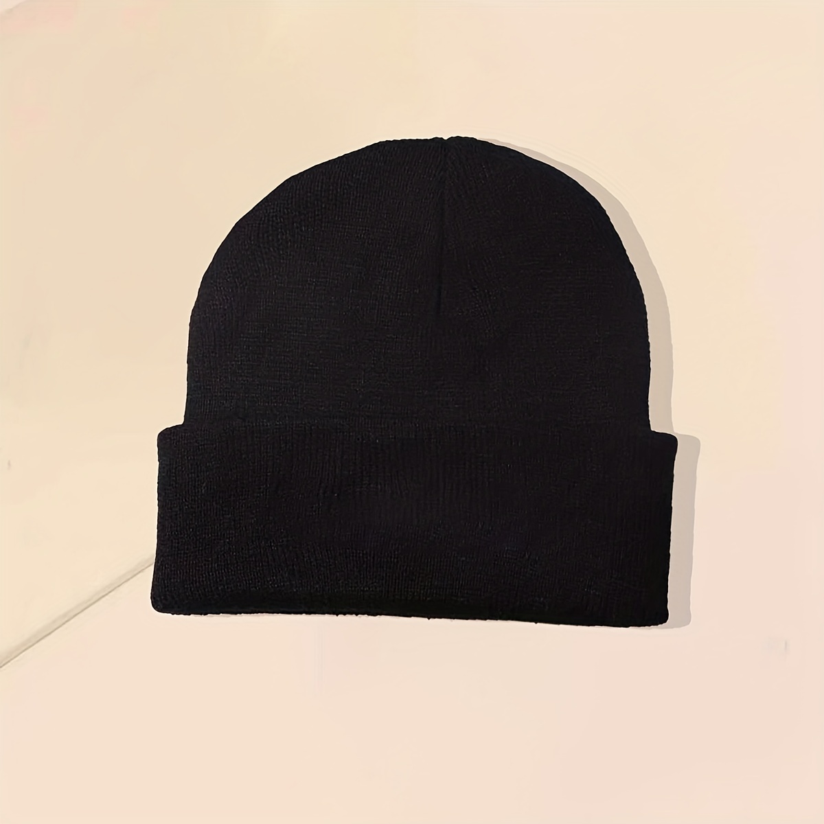 Plain deals black beanies