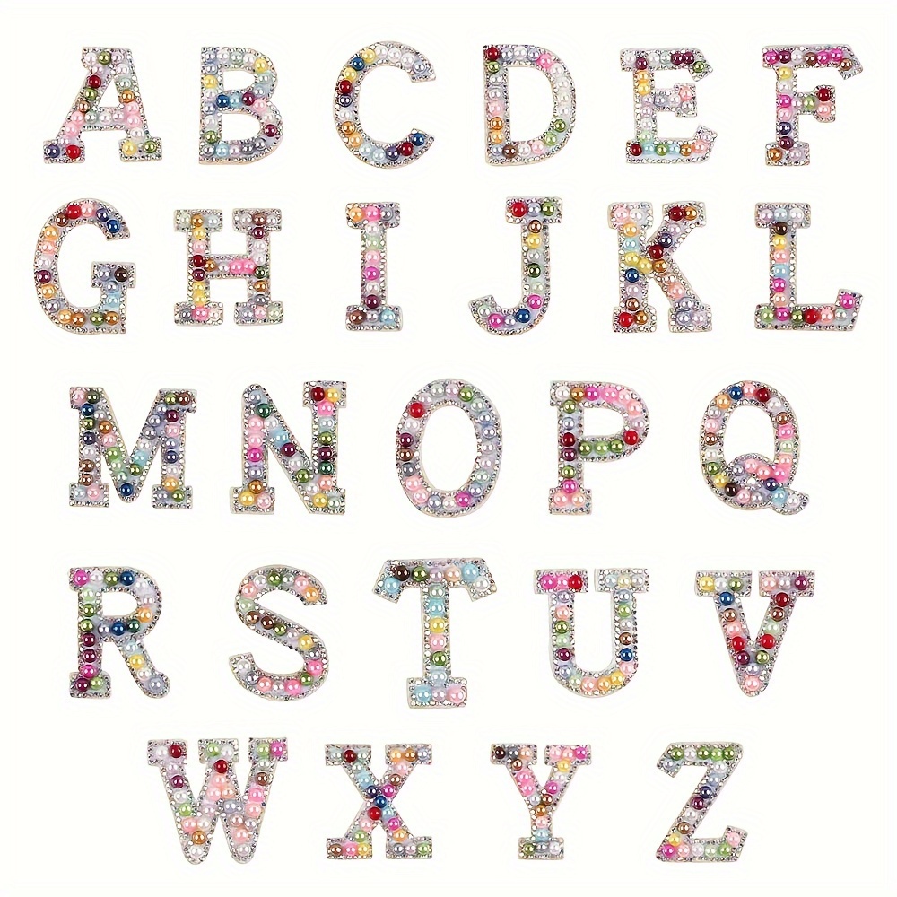 26pcs/set English Alphabet Letter A-Z Applique Iron on Letters