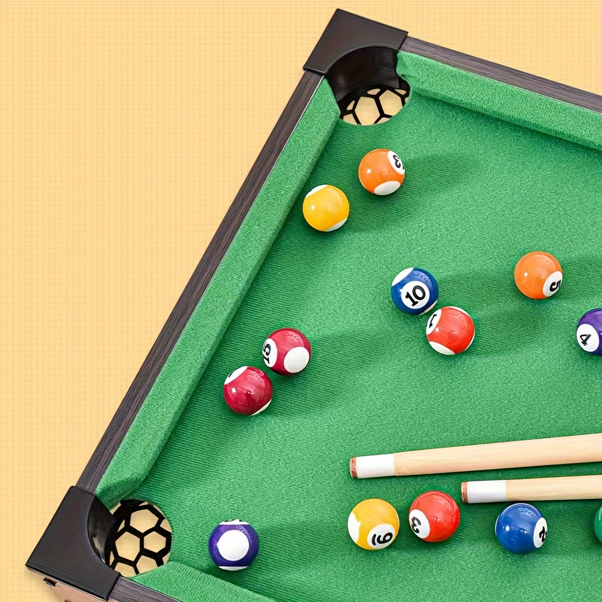 Bolas de billar diseñadas con precisión, juego completo de 16 bolas para  mesas de billar, incluye ocho bolas y bola blanca