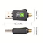 ac650m usb wifi adapter for pc wireless usb network adapters dual band2 4ghz 150mbps 5ghz 433mbps wi fi dongle with antenna for laptop desktop compatible with windows 11 10 8 7 xp vista mac os x 10 9 10
