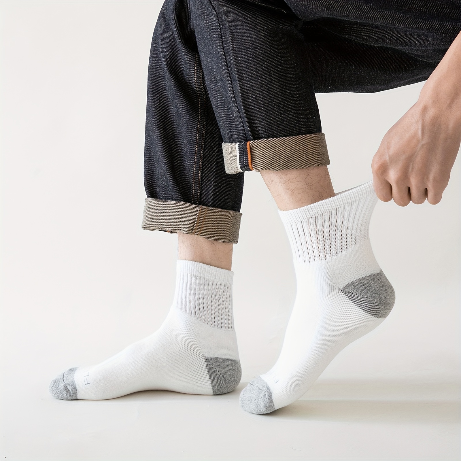 Calcetines tobilleros deportivos hombre mujer algodón 90% 12 Pares