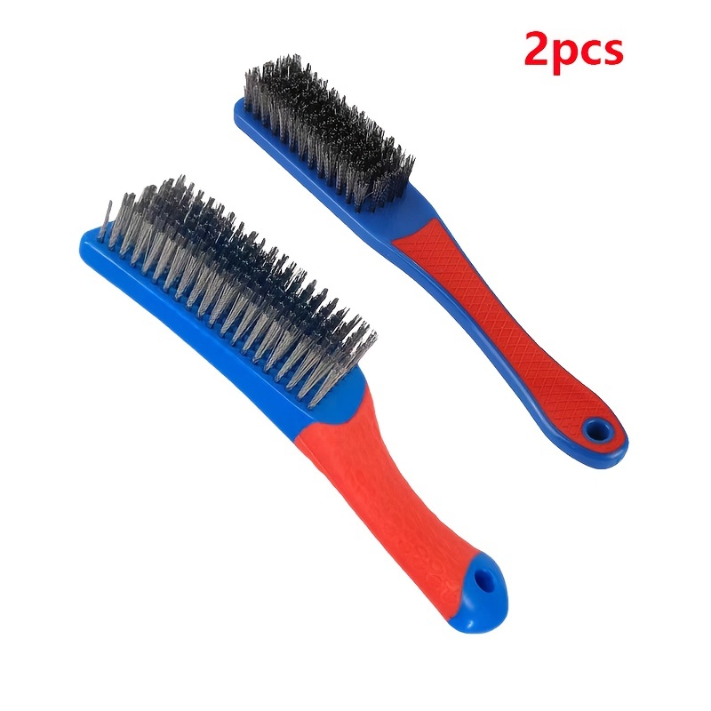 Two-color Handle Wire Brush Small + Large - Temu Canada
