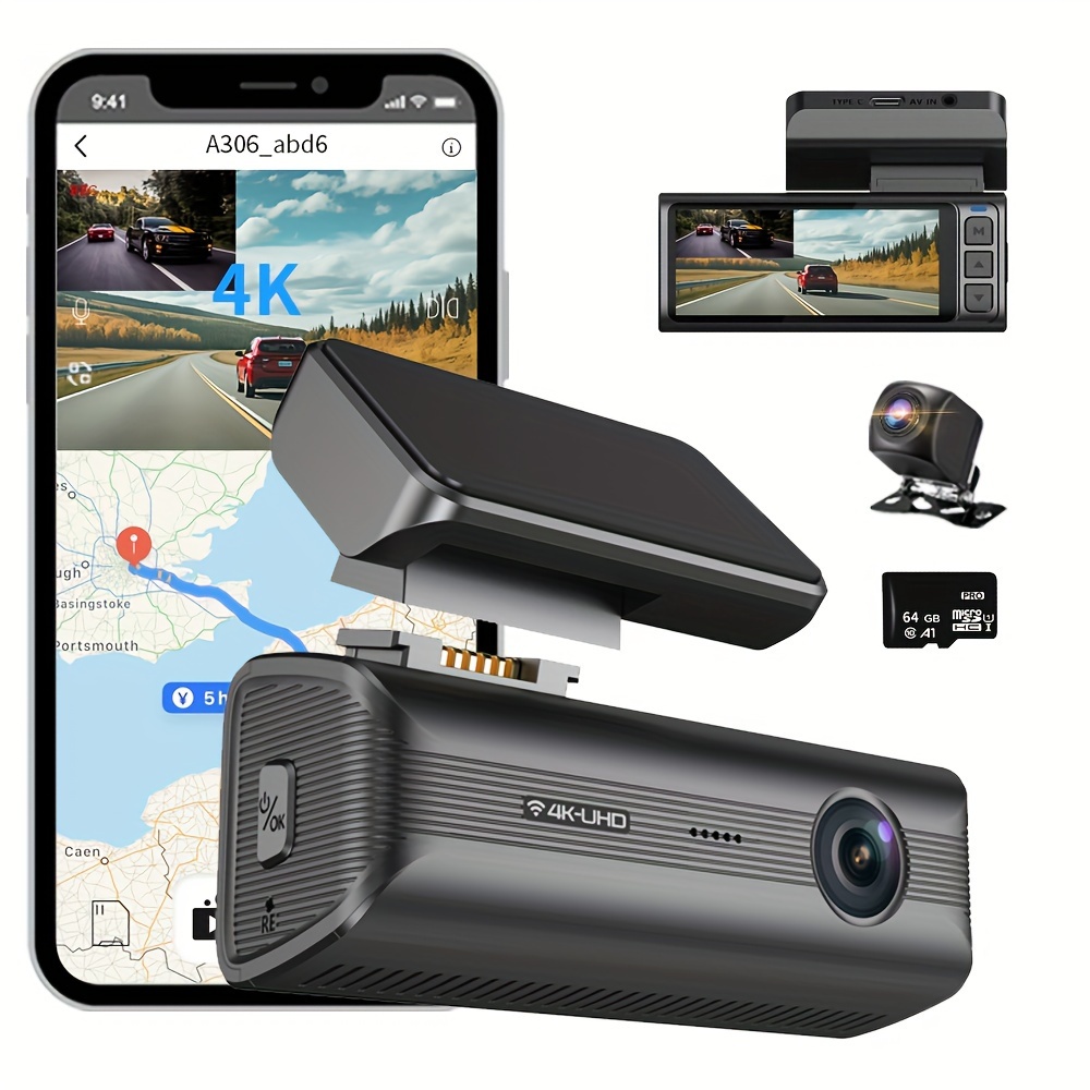 Dash Cameras For Vehicles Wifi Front And Inside Cars Wireless Wifi