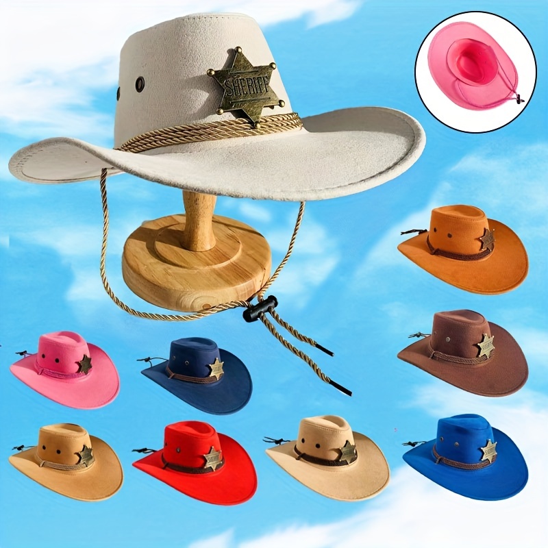1pc Unisex Breathable Sunshade Cowboy Hat Bow Feather Belt Buckle Braided  Rope Accessories Outdoor Casual Camping Fishing Mountaineering Vacation  Ideal Choice Gifts - Jewelry & Accessories - Temu