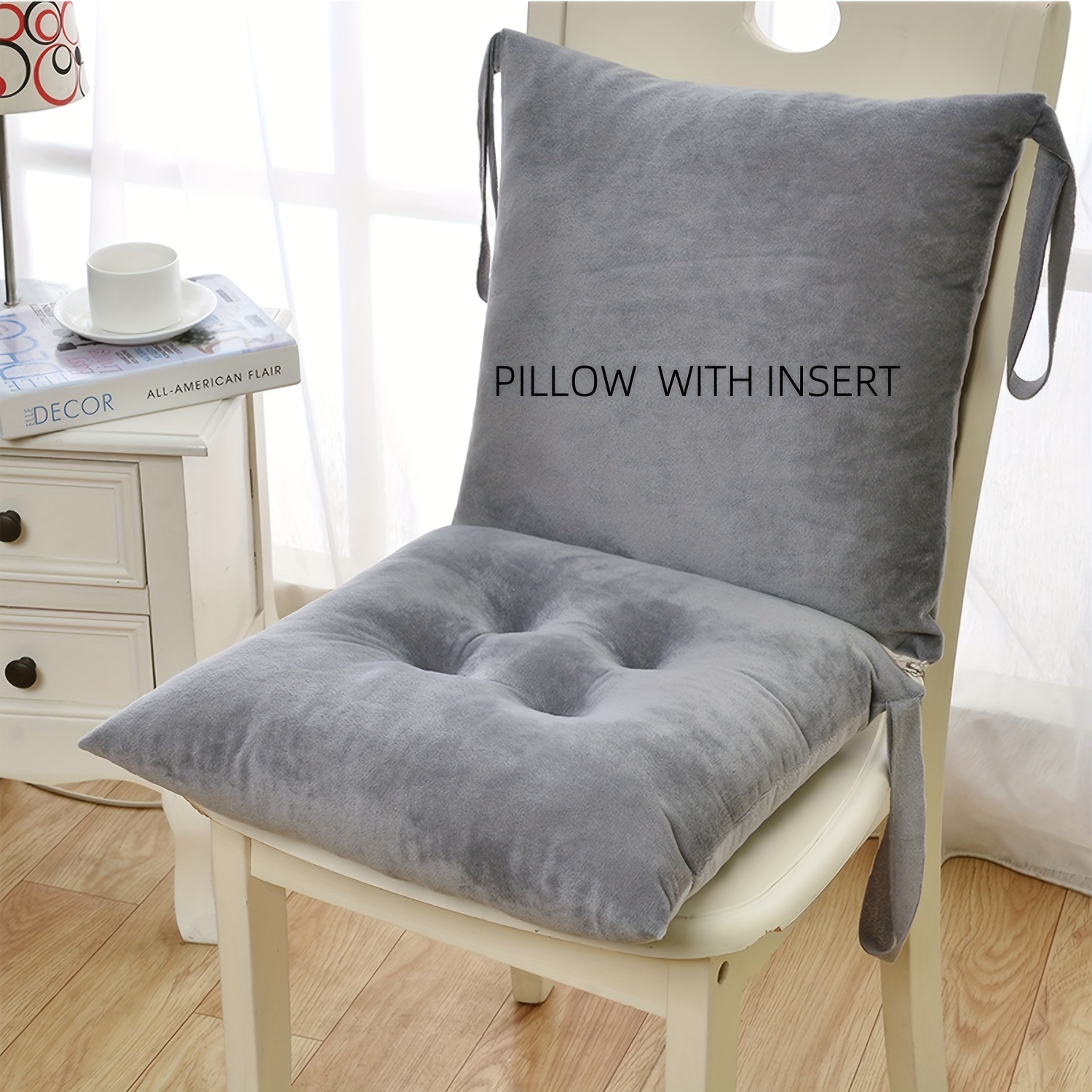 Linen Recliner Seat Cushion Cushion Integrated Rocking Chair - Temu