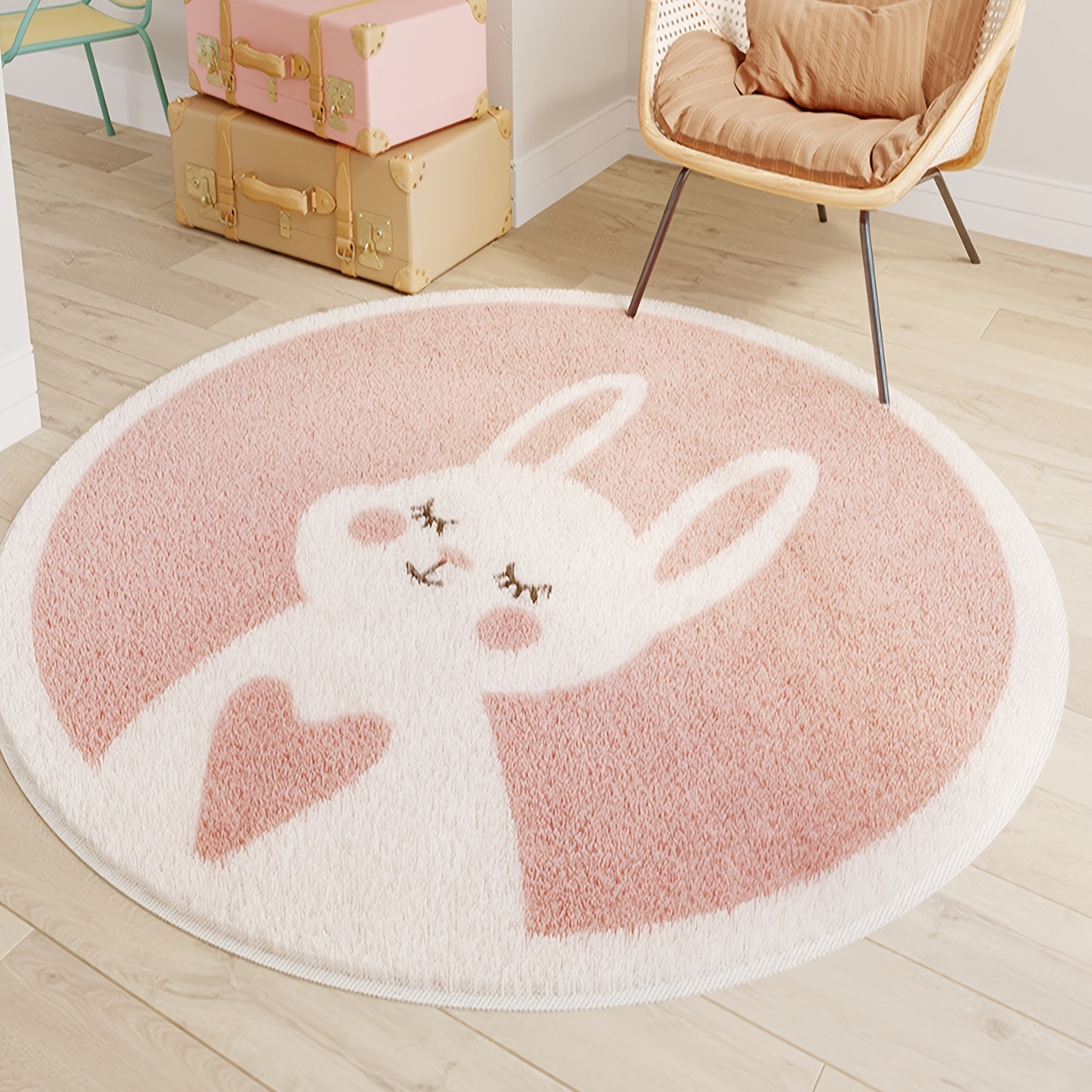 cartoon rabbit carpet Bedroom room mat living room floor mat