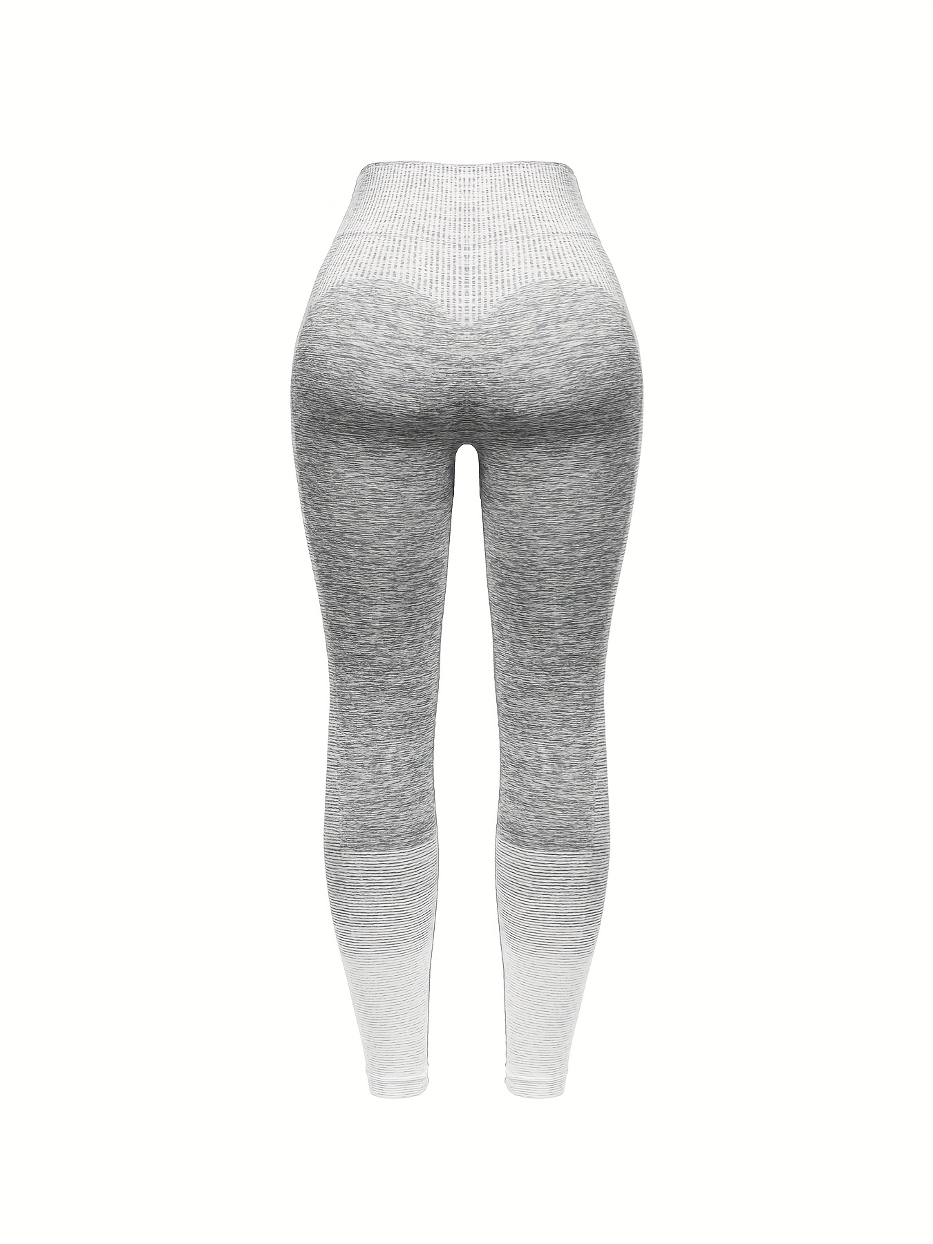 Gradient knit leggings for woman / adult knit pants / ombre leggings / slim  fit knitted pants / gray charcoal white / warm woman leggings