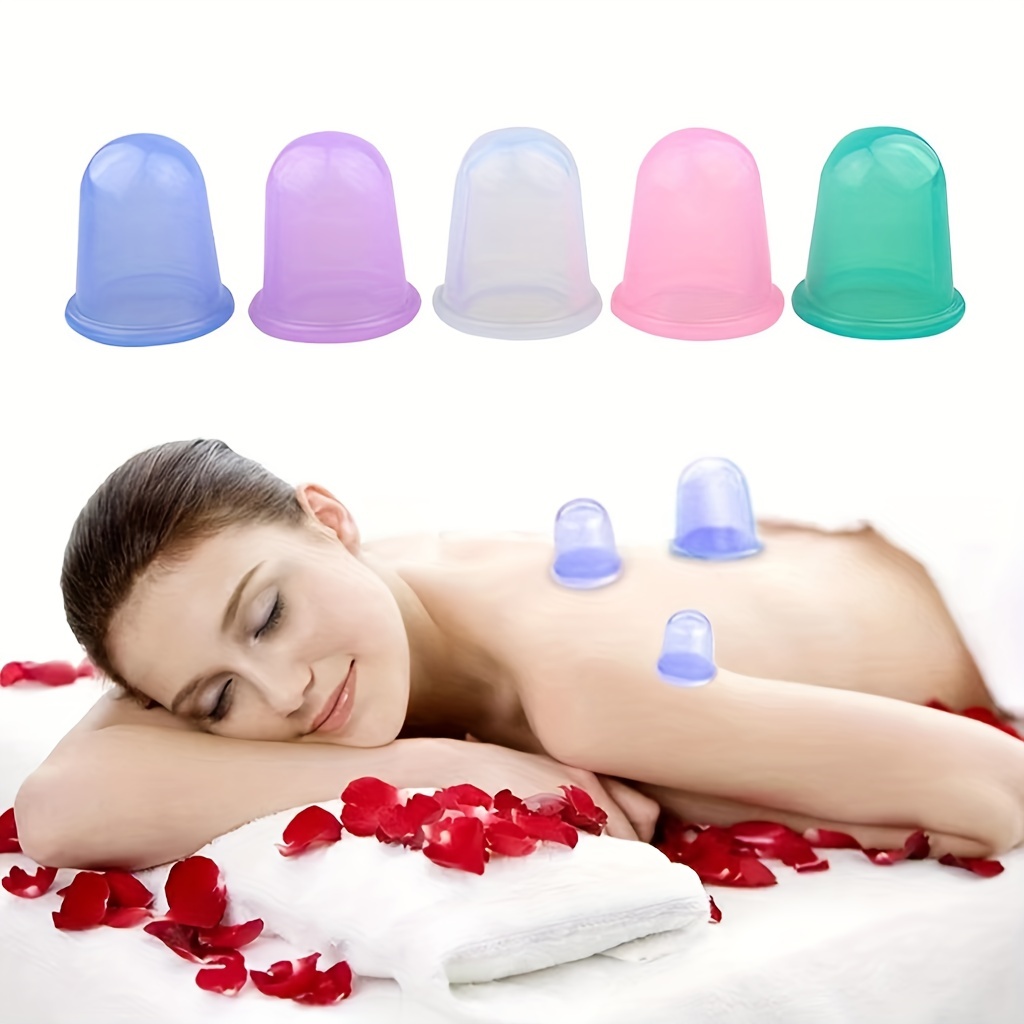 

Silicone Cupping Therapy Cup, 1pc Cup Massager Reduces The Look Of Cellulite, Vacuum Suction Cup