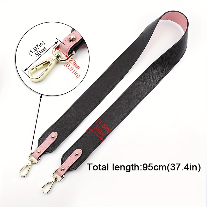 1 Pc PU Leather Chain Strap Replacement Bag Purse Strap Cross 