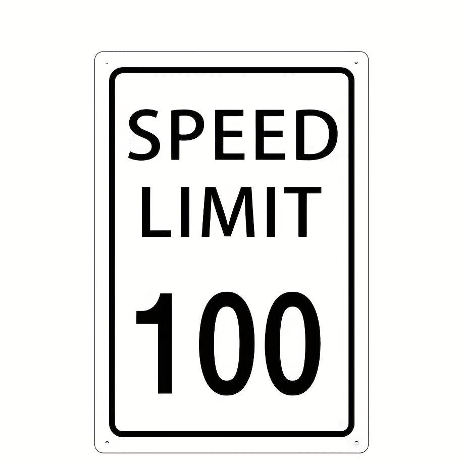 Custom Kraze No Speed Limit Vintage Reproduction Metal Sign, 44% OFF