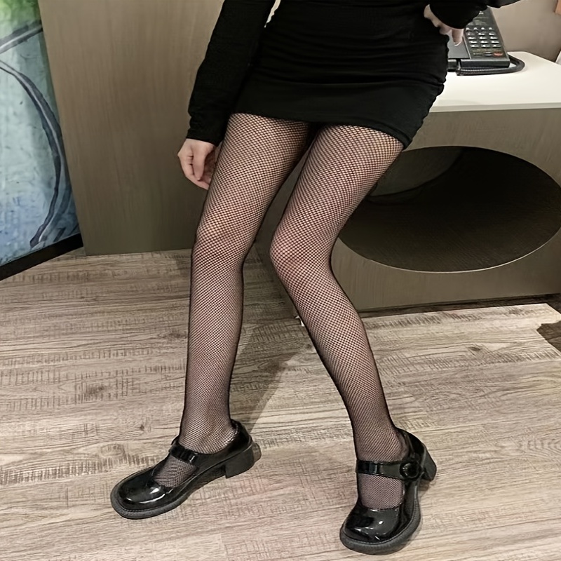 Women's Fishnet Tights Stockings - High Waist Sexy Black Fishnets Pantyhose