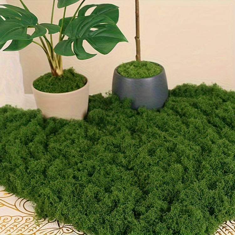 Muschio finto muschio artificiale per piante in vaso verde muschio  decorazioni per la casa fata giardino artigianato decorazione di cerimonia  nuziale
