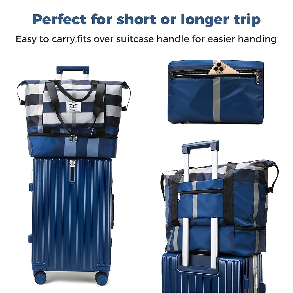 Big Foldable Travel Storage Luggage Carry-on Organizer Hand