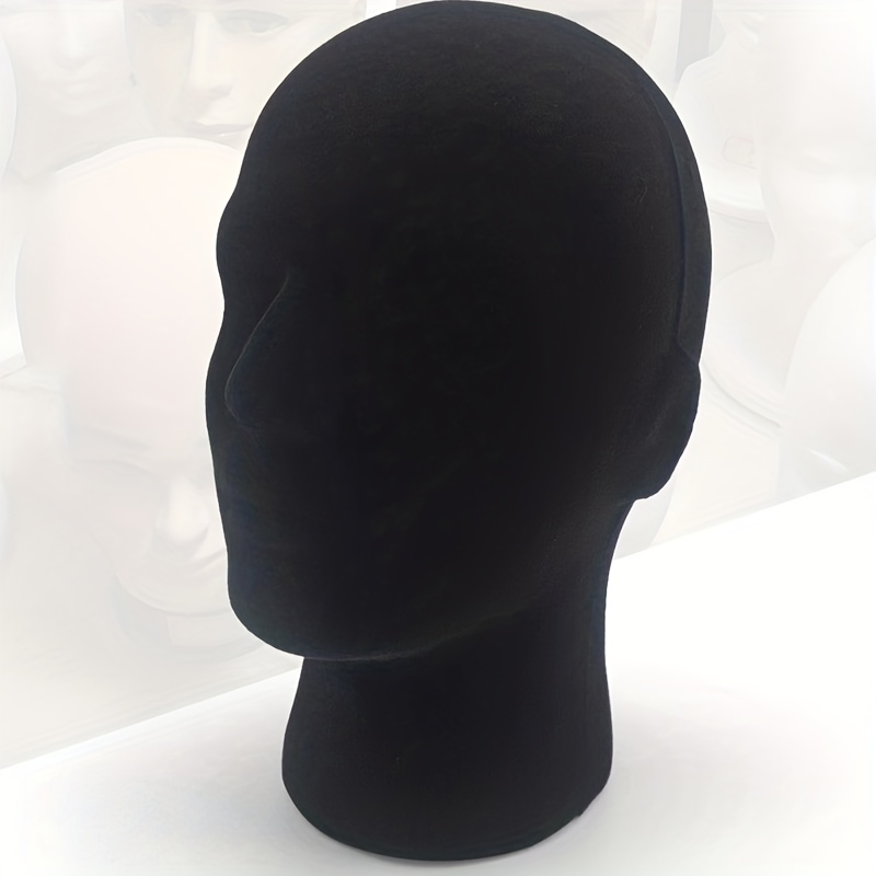 Hot Selling Male Flocking Foam Head Female Foam Mannequin Manikin Head  Model For Hair Wigs Glasses