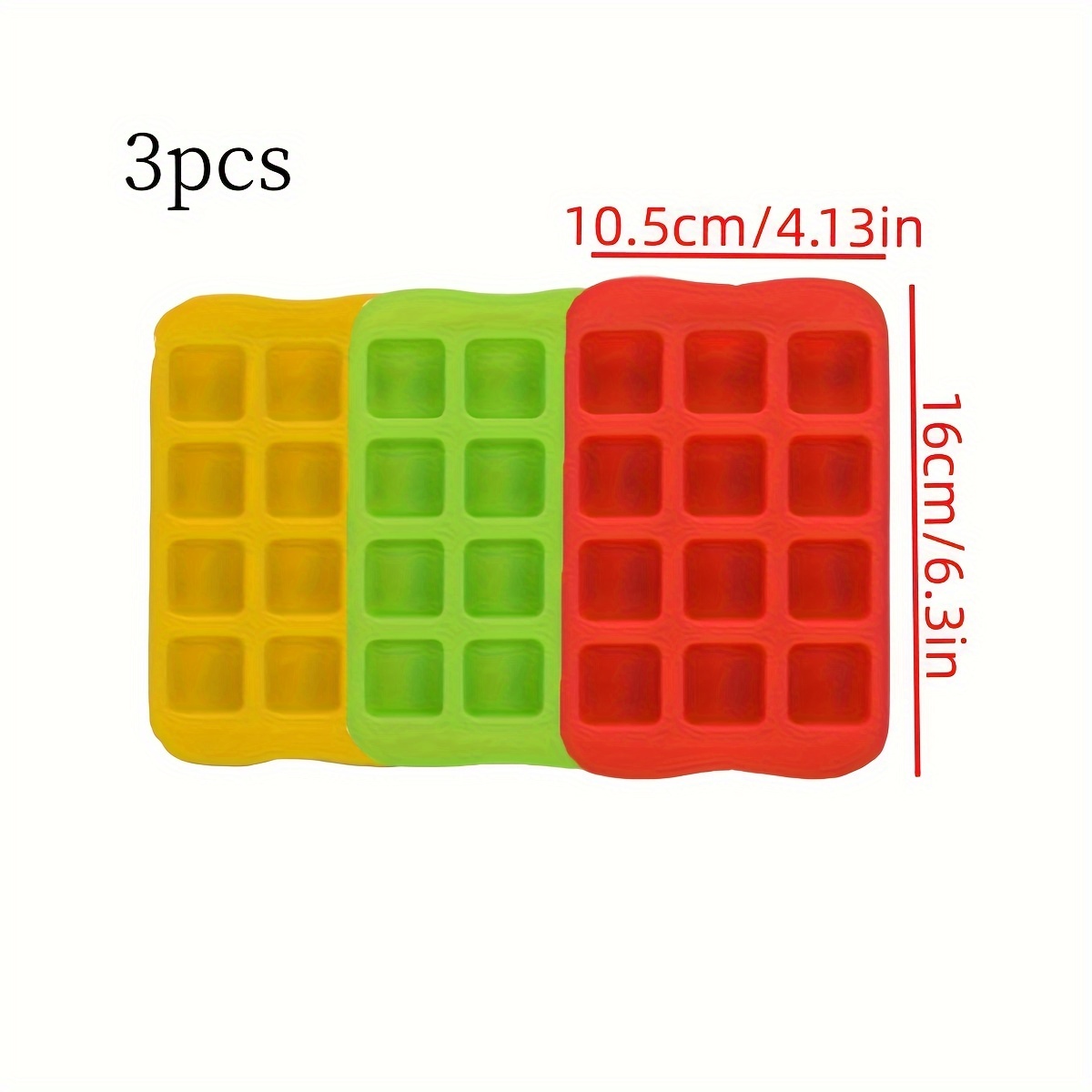 Silicone Baking Molds, Heart Square Shaped, Chocolate Molds, Soap Molds,  Candy Ice Cube Cake Decoration Molds, Three Colors, Kitchen Accessories,  Baking Tools, Diy Supplies - Temu Philippines