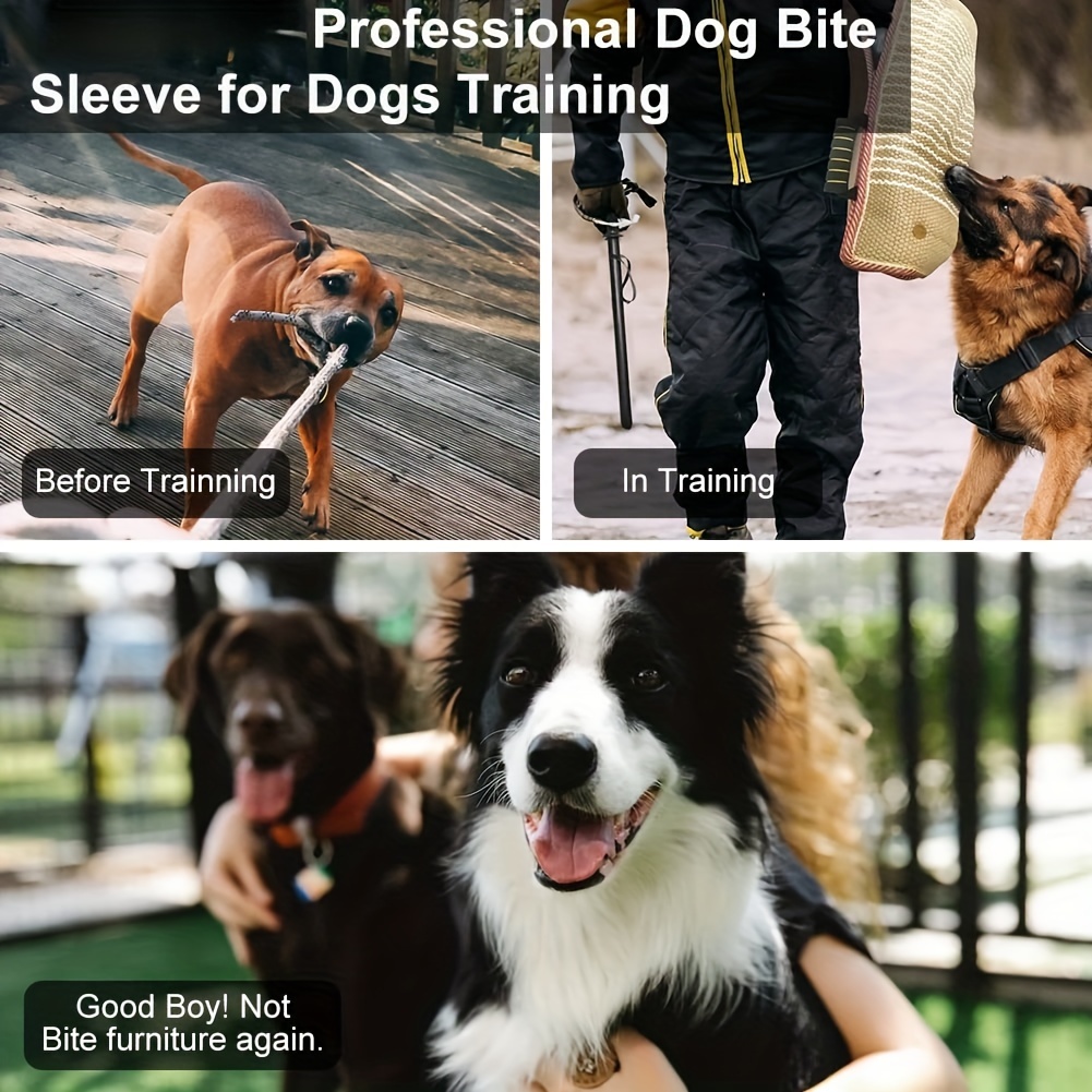 Dog Bite Sleeve, Professional Training Equipment For Young Dogs Work Dog  Puppy Tugs Training Playing And Medium To Large Dogs, Dog Bite Tug Toy(black)  - Temu
