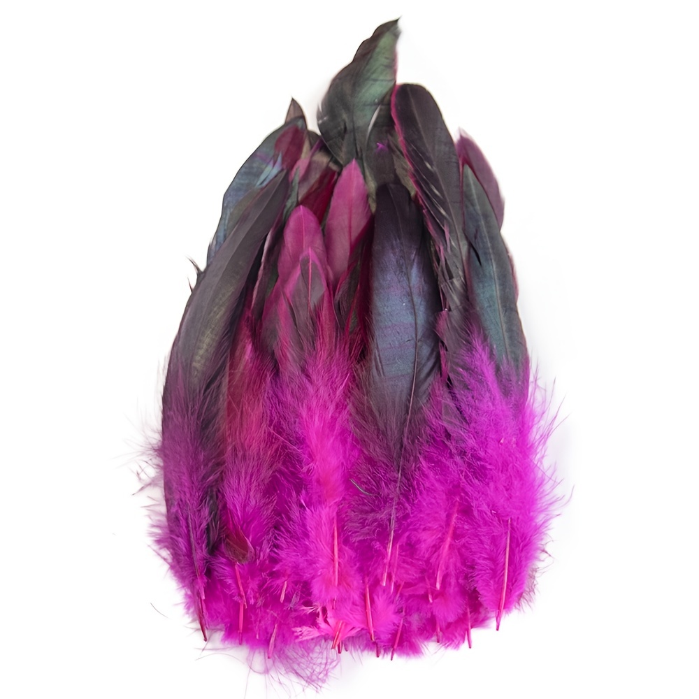  Plumas naturales – 20 piezas de plumas rojas variadas de ganso  de ganso plumas de faisán para hacer joyas de pavo real avestruz Plumas  Plumas – 5.9 – 7.9 in 6 – 8 pulgadas : Arte y Manualidades