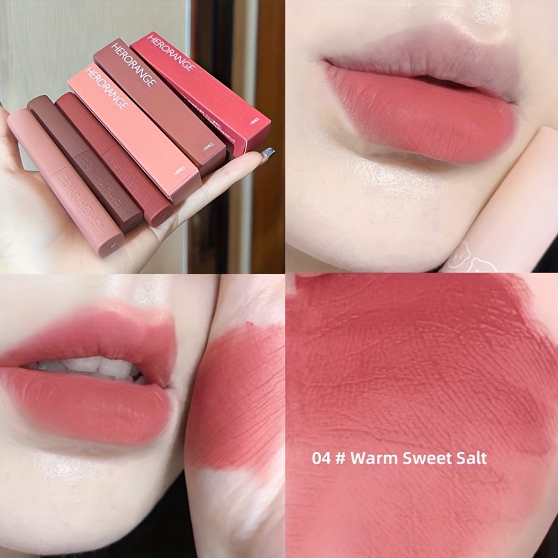 Good & Matte - Super - Looking Temu Lipstick Health Red Beauty Pigmented Lipstick Thin With Velvet Tube