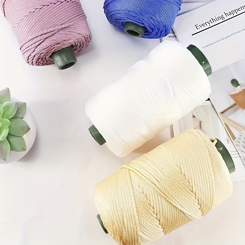 2pcs Lace Yarn for Weaving Thin Silk Cotton Thread for Hand Knit