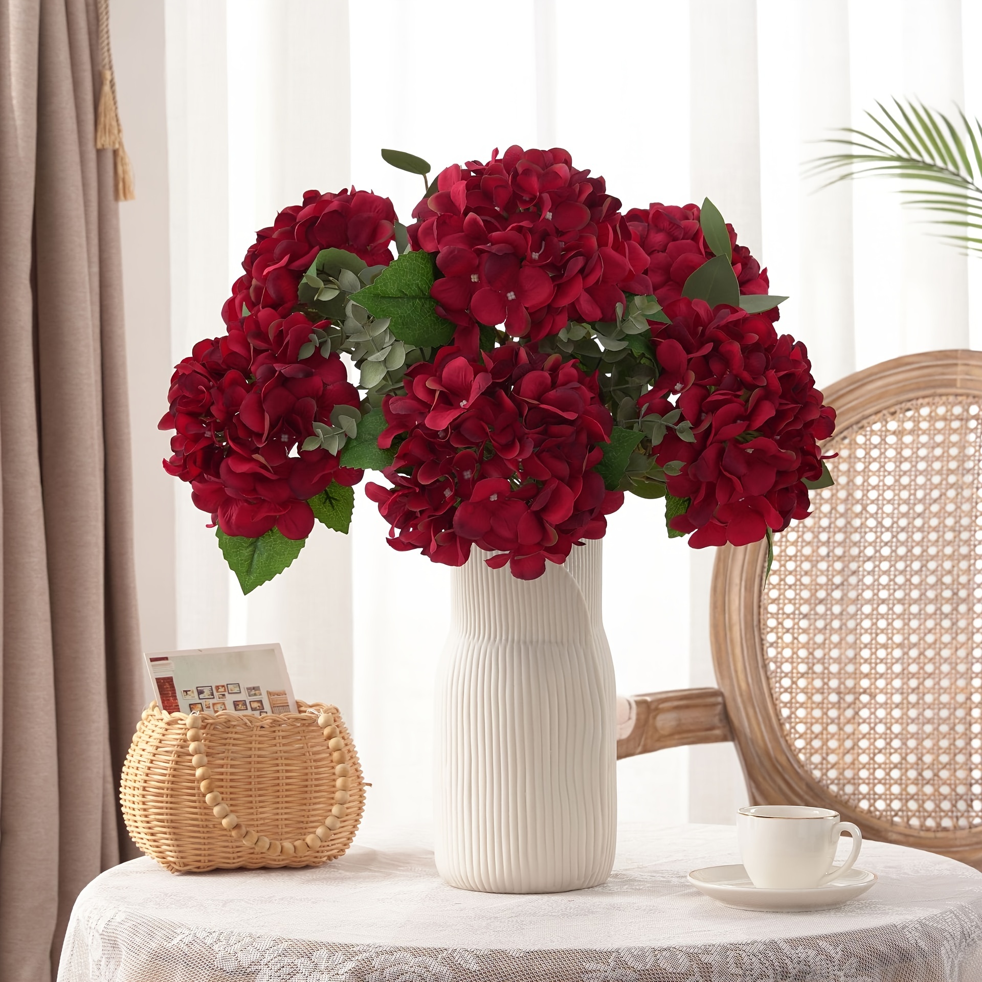 Spring Artificial Flower Bouquet And Vase Set Living Room Bedroom Decorative  Flowers And Decorative Vases | Buy More, Save More | Temu