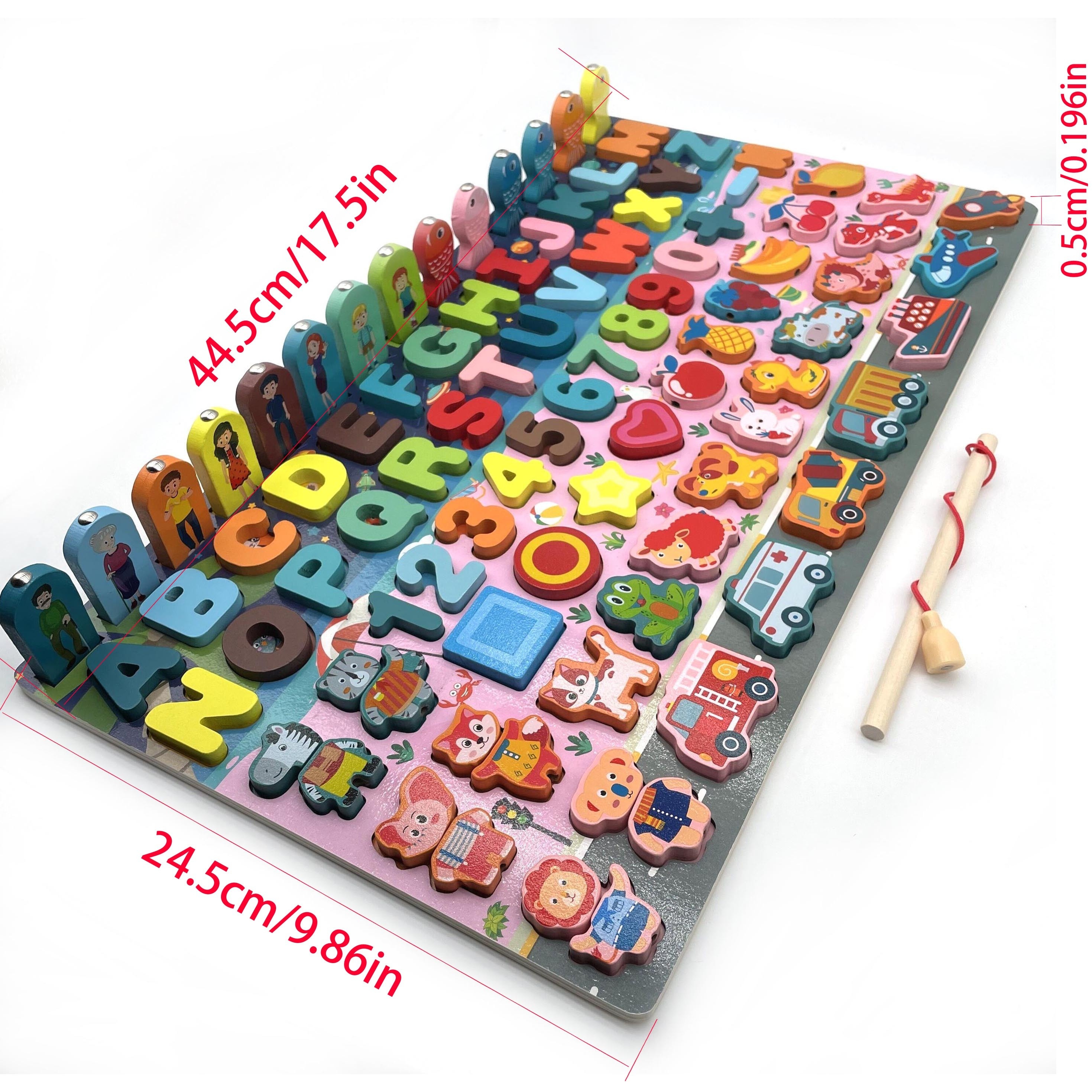 Victse Giochi Montessori, Giochi Educativi 1 2 3 4 5 Anni, Giochi di Pesca  per Bambini Giochi Educativo per Bambini Puzzle in Legno, Giocattoli di  Smistamento e Impilamento, Regalo Compleanno Natale : : Giochi e  giocattoli