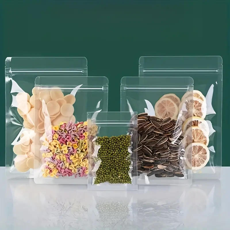 Frosted Clear Food Storage Self sealing Bag For Small - Temu